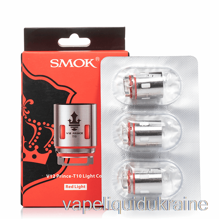 Vape Liquid Ukraine SMOK TFV12 Prince Replacement Coils 0.12ohm V12 Prince-T10 [Red Light]